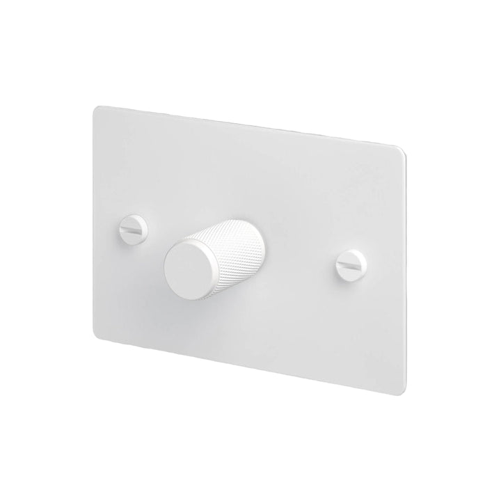 1G Dimmer / Horizontal / 100W / Cross / White