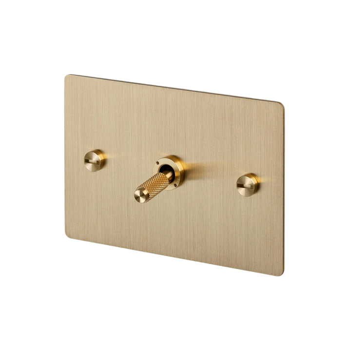 1G Toggle / Horizontal / 3-Way / Cross / Brass