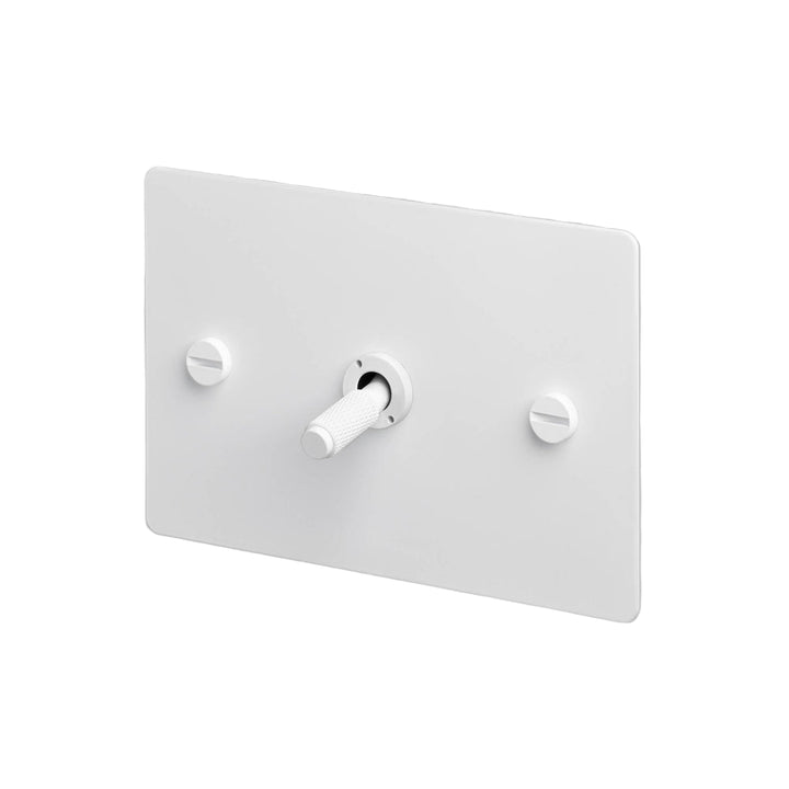 1G Toggle / Horizontal / 3-Way / Cross / White