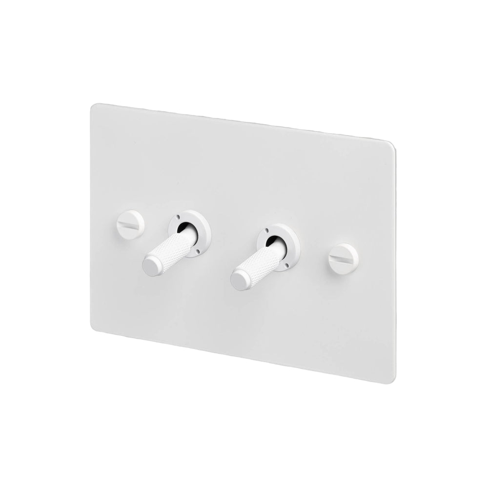 2G Toggle / Horizontal / 2-Way / Cross / White