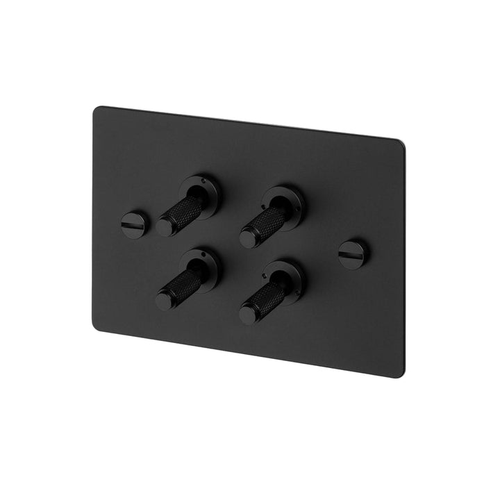 4G Toggle / Horizontal / 2-Way / Cross / Black