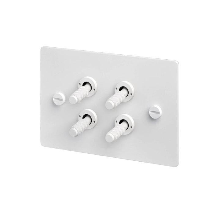 4G Toggle / Horizontal / 2-Way / Cross / White