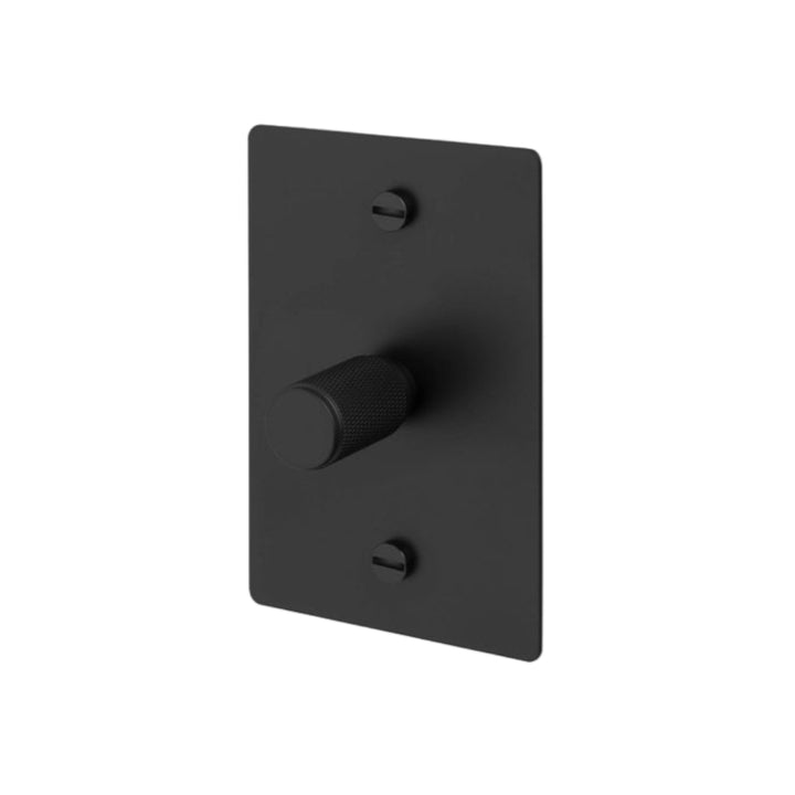 1G Dimmer / Vertical / 100W / Cross / Black