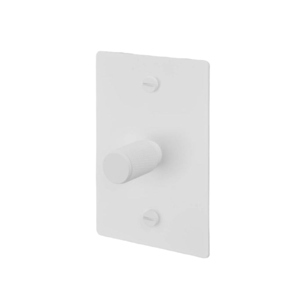 1G Dimmer / Vertical / 250W Retractive / Cross / White