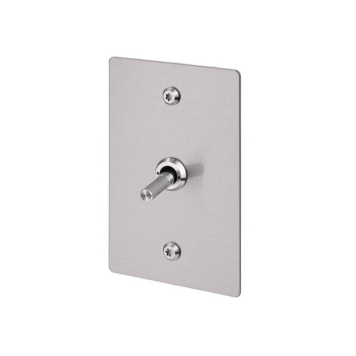 1G Toggle / Vertical / 3-Way / Linear / Steel