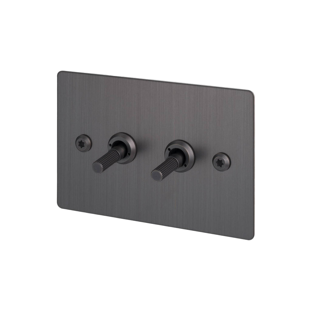 2G Toggle / Horizontal / 2-Way / Linear / Smoked Bronze