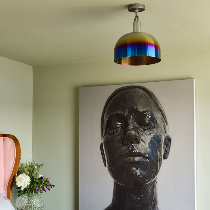 Forked Ceiling / Shade / Medium / Burnt Steel