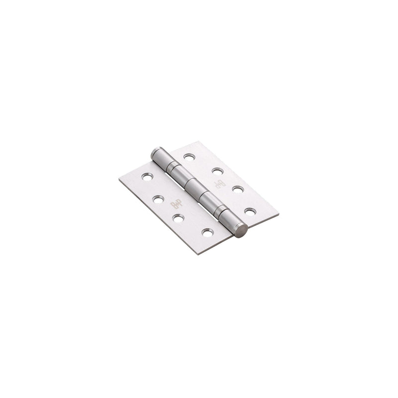 Door Hinge / Fixed Pin / 100mm x 75mm x 2.5mm / Steel