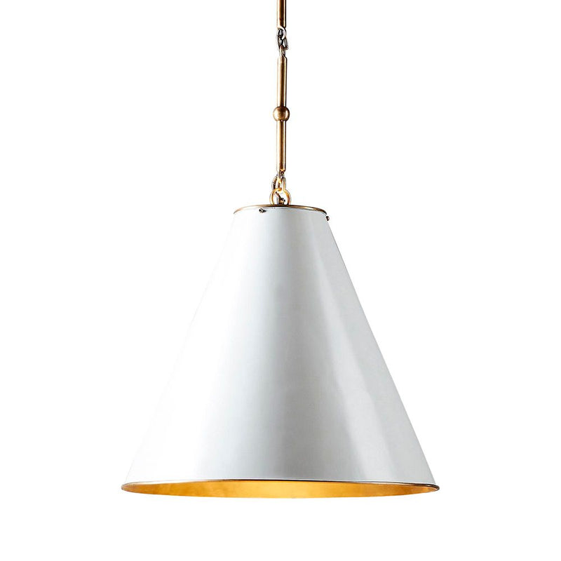 Monte Carlo Pendant Large White & Brass