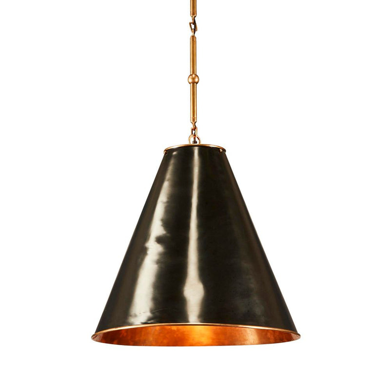 Monte Carlo Pendant Large Black & Brass