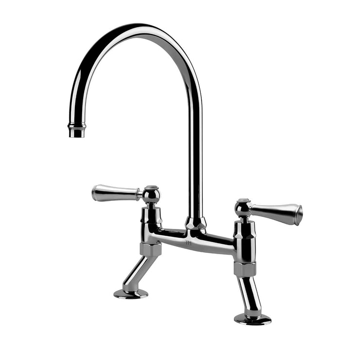 Ludlow Bridge Sink Mixer Chrome