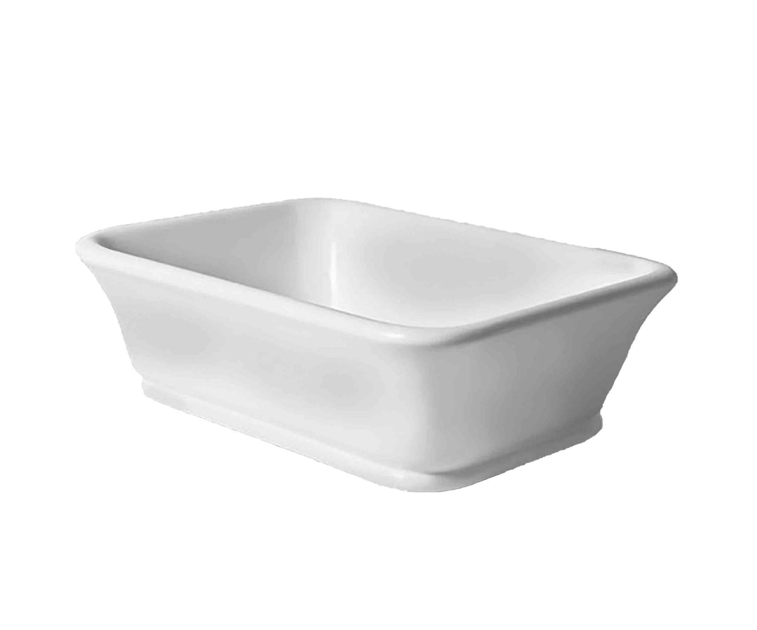 Kirkham 52 x 38 TitanCast Basin Gloss White