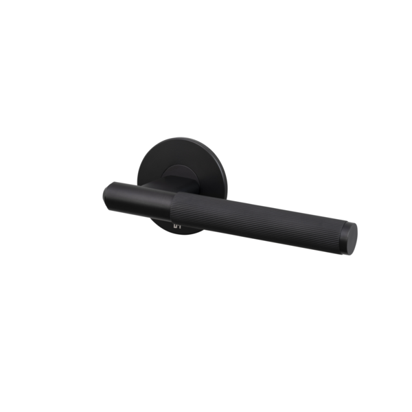 Fixed Door Handle / Single-Sided / Linear / Welders Black