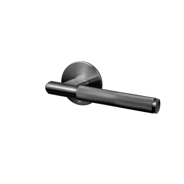 Fixed Door Handle / Single-Sided / Linear / Gun Metal