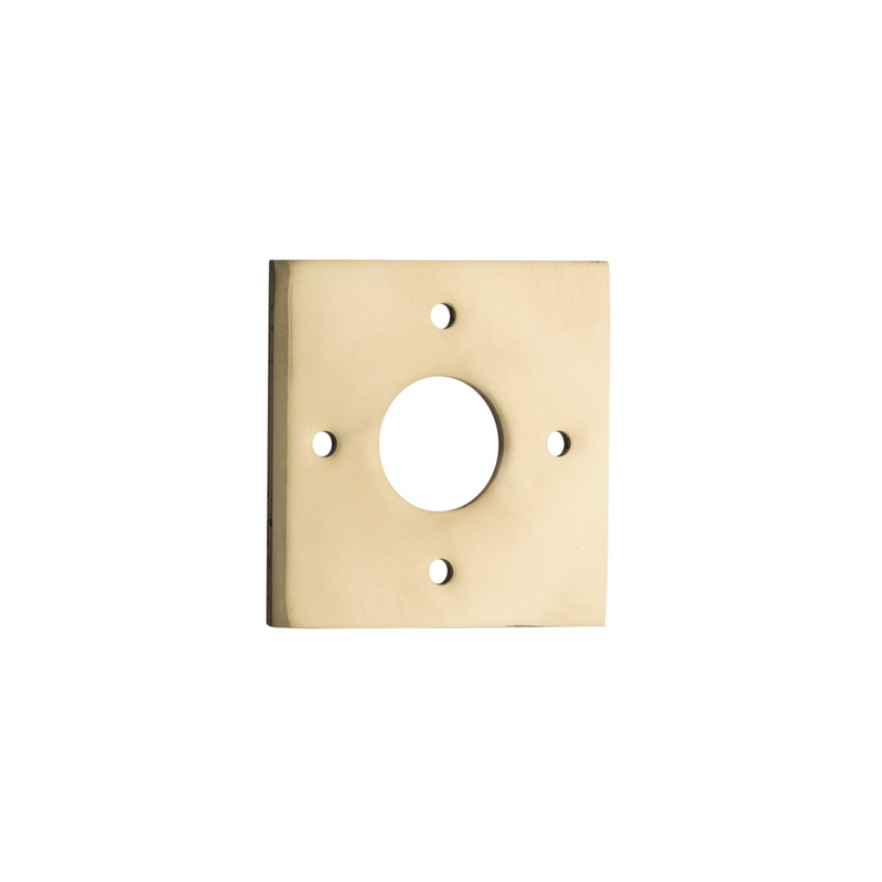 Adaptor Plate (Pair) Square Polished Brass