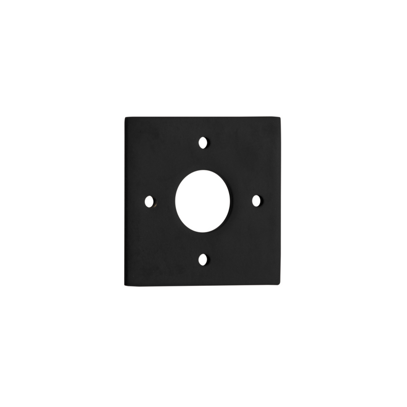 Adaptor Plate (Pair) Square Matt Black