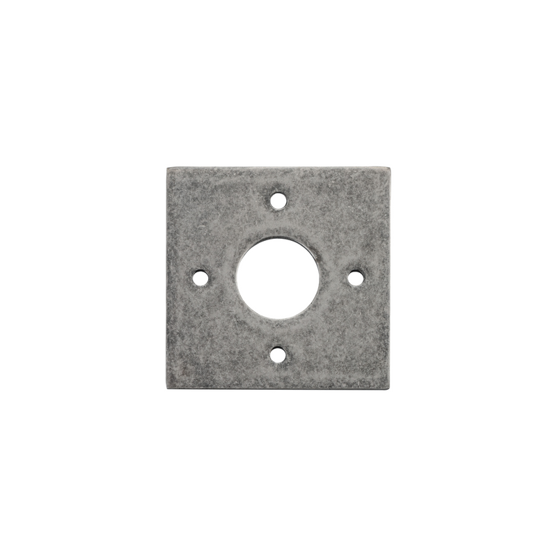 Adaptor Plate (Pair) Square Distressed Nickel