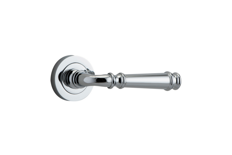 Verona Lever on Rose Polished Chrome