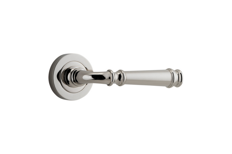 Verona Lever on Rose Polished Nickel