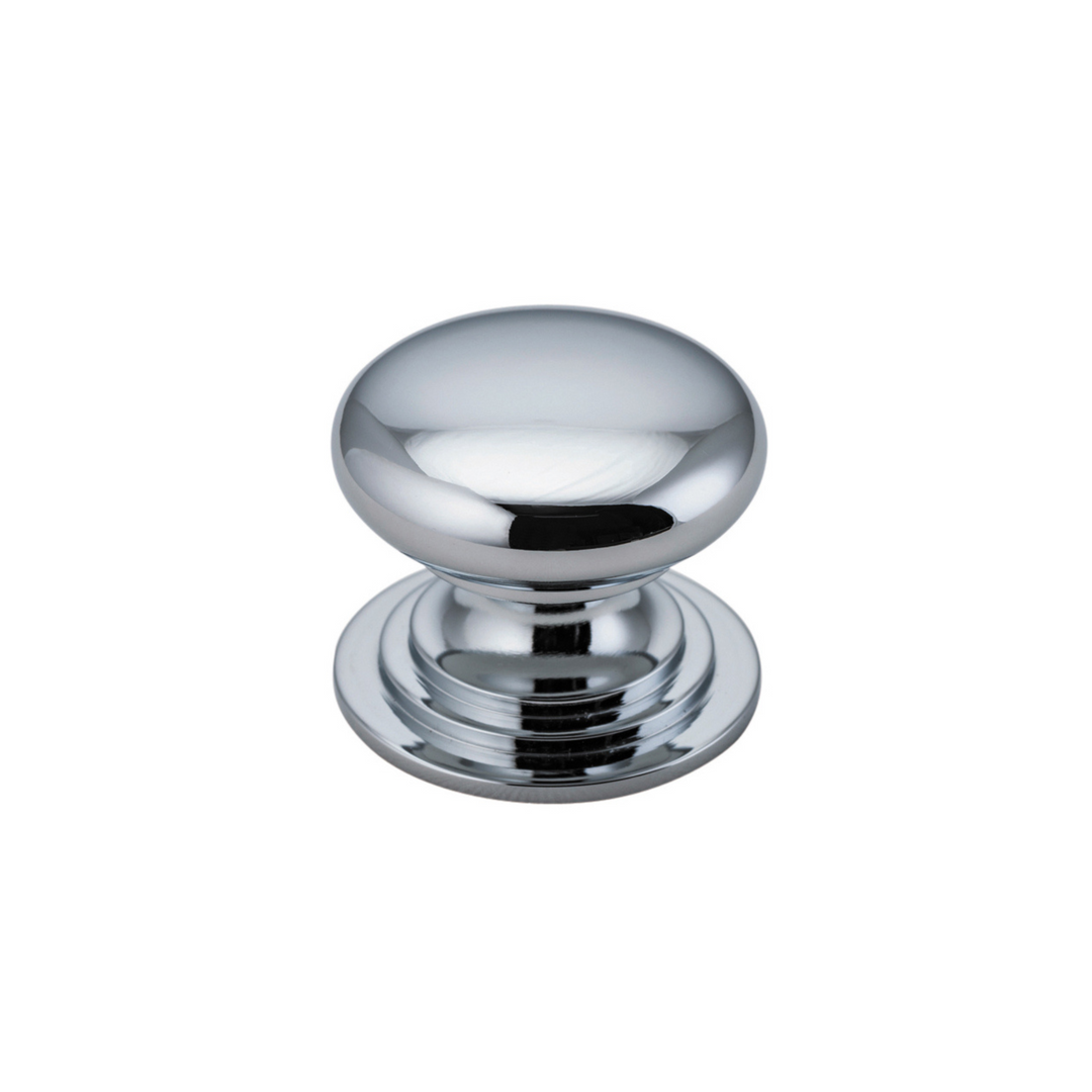 Sarlat Cupboard Knob Polished Chrome 32mm
