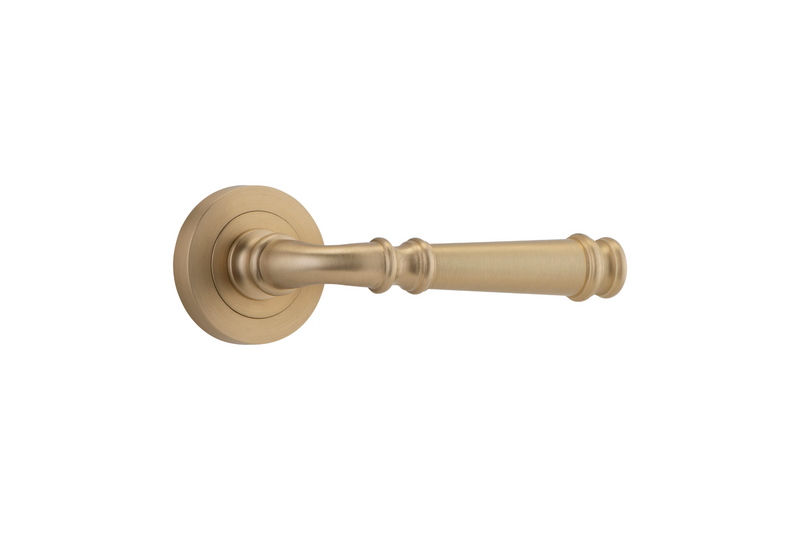 Verona Lever on Rose Brushed Brass