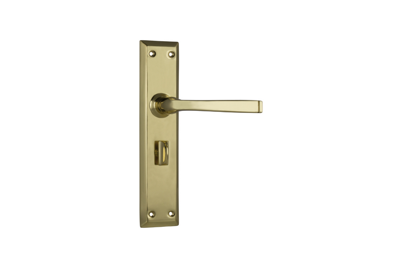 Menton Lever Polished Brass