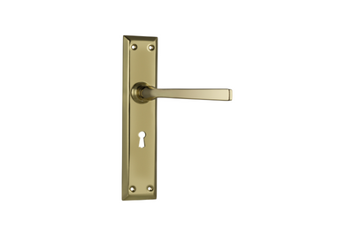 Menton Lever Polished Brass