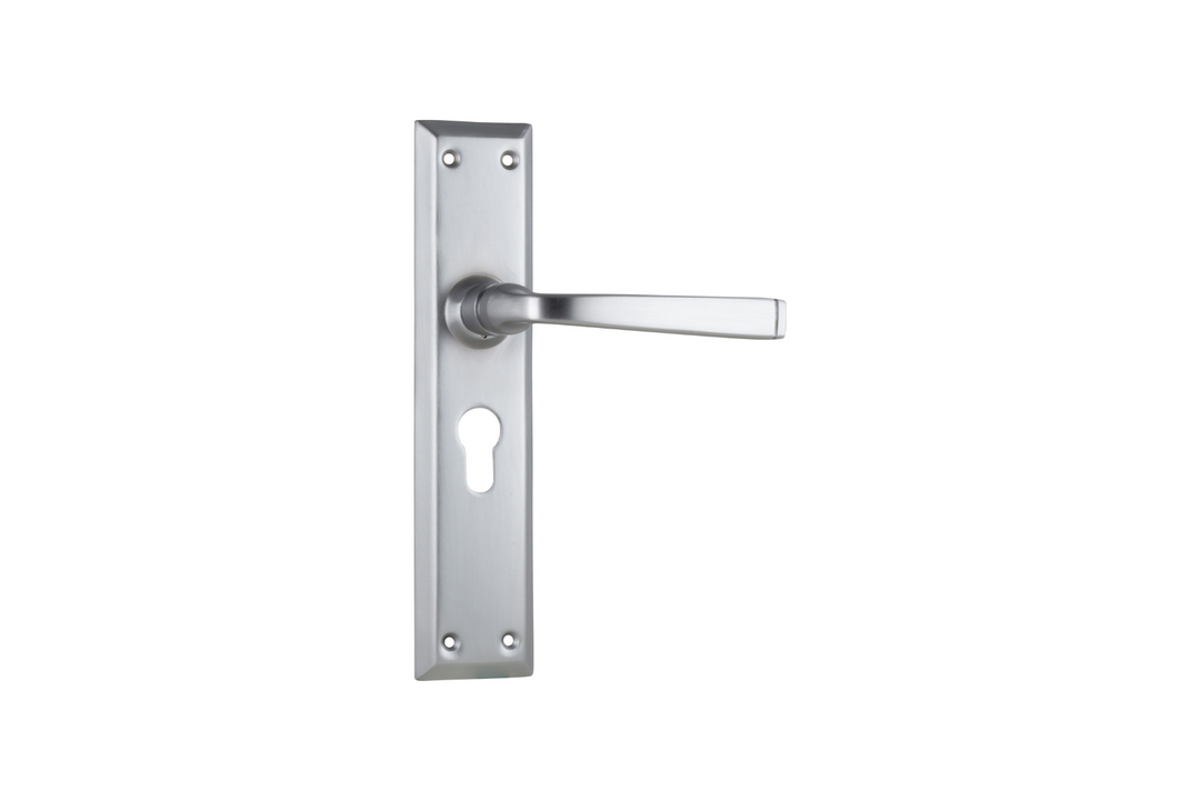 Menton Lever Satin Chrome