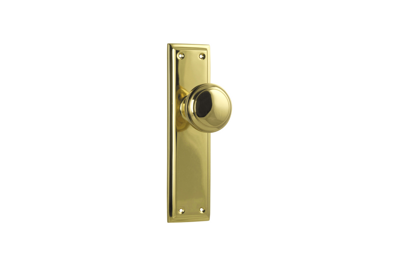 Milton Knob Polished Brass