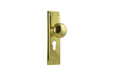 Milton Knob Polished Brass