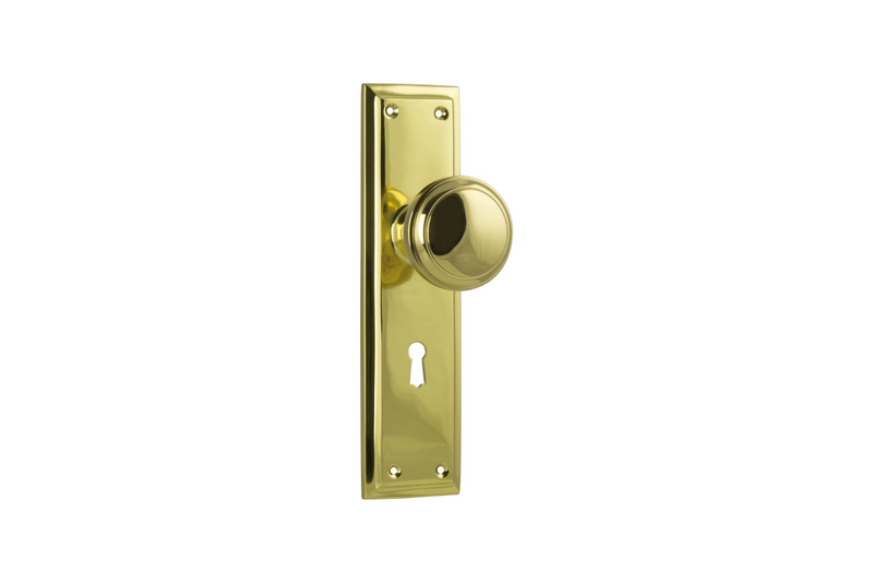 Milton Knob Polished Brass