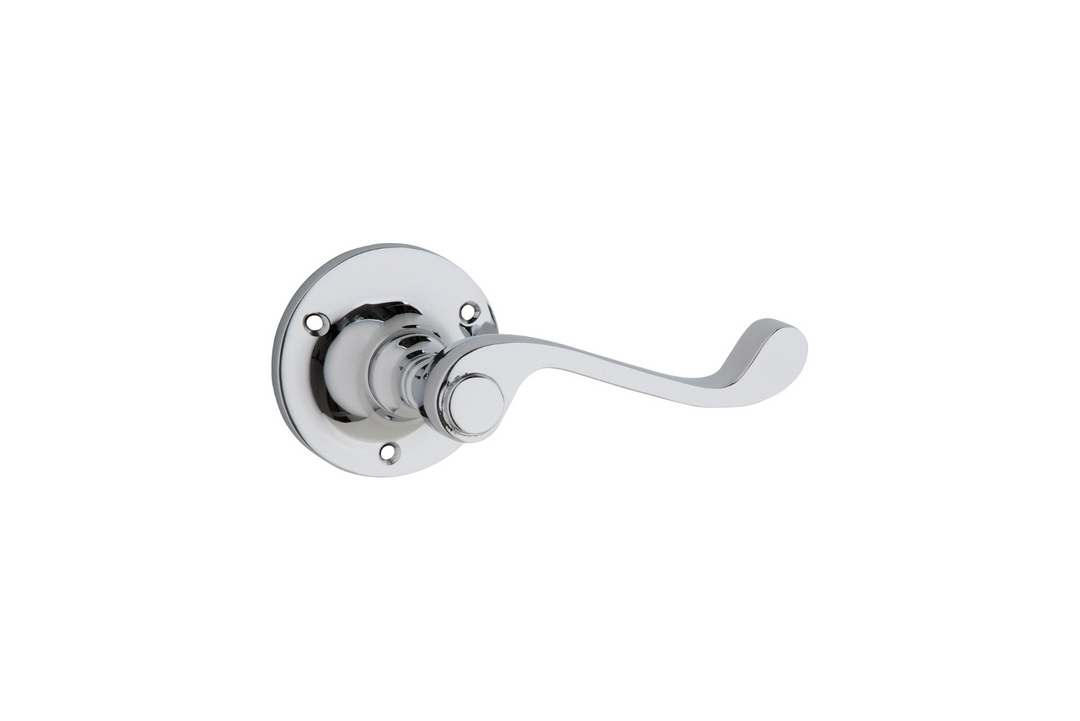 Milton Lever on Rose Polished Chrome