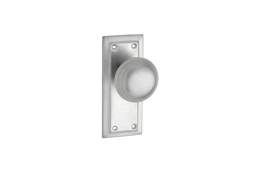Richmond Knob Short Backplate Satin Chrome