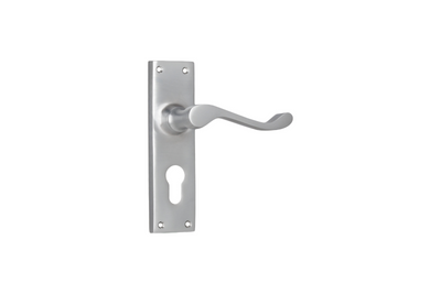 Victorian Lever Satin Chrome