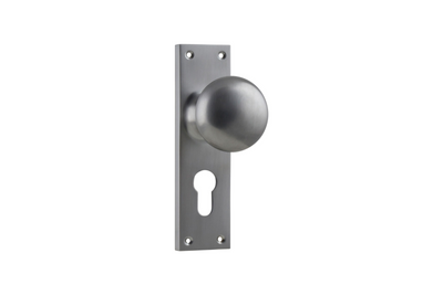 Victorian Knob Satin Chrome