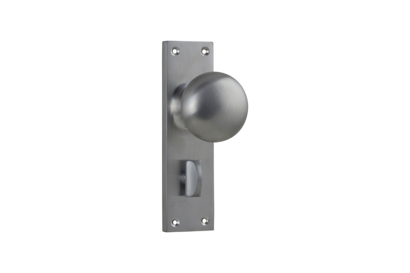 Victorian Knob Satin Chrome