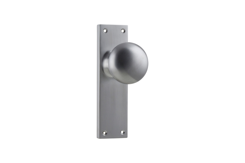 Victorian Knob Satin Chrome