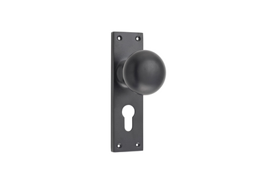 Victorian Knob Matt Black