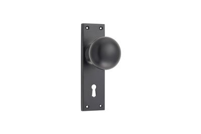 Victorian Knob Matt Black