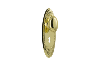 Fitzroy Knob Polished Brass