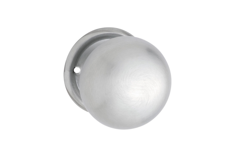 Mortice Knob Plain Satin Chrome