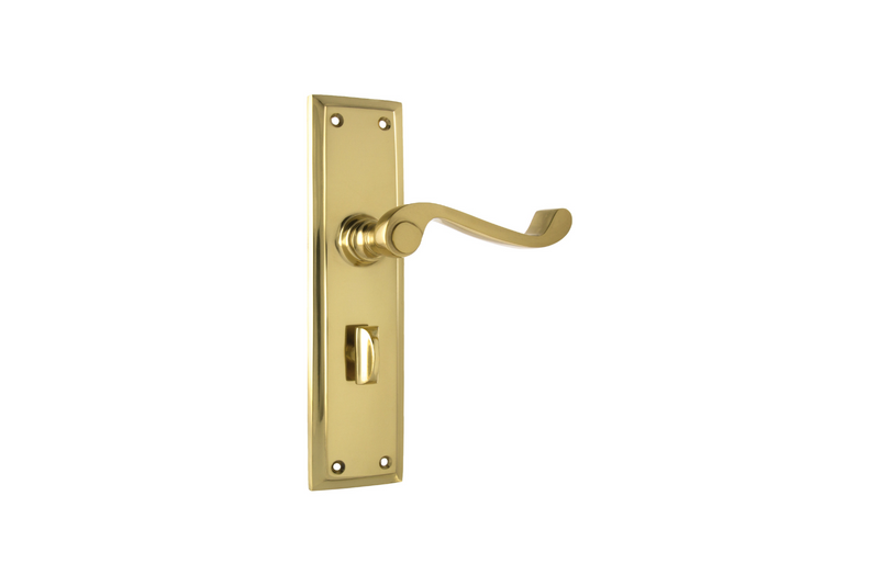 Milton Lever Polished Brass