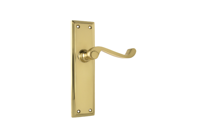 Milton Lever Polished Brass