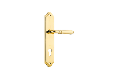 Sarlat Lever Shouldered Polished Brass