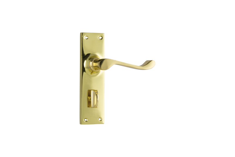 Victorian Lever Polished Brass