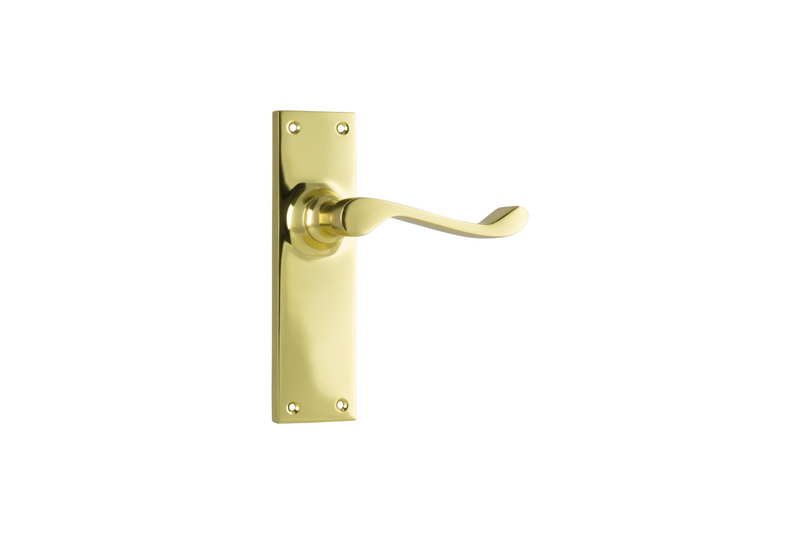 Victorian Lever Polished Brass