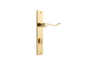 Stirling Lever Rectangular Polished Brass