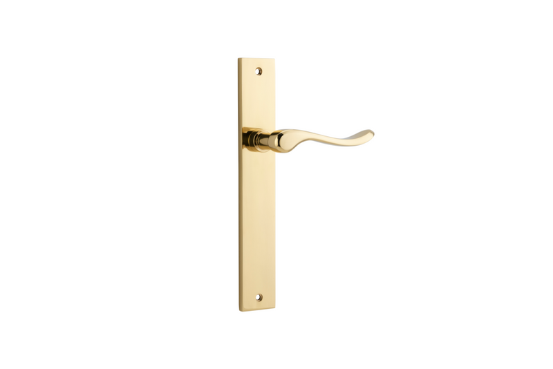 Stirling Lever Rectangular Polished Brass