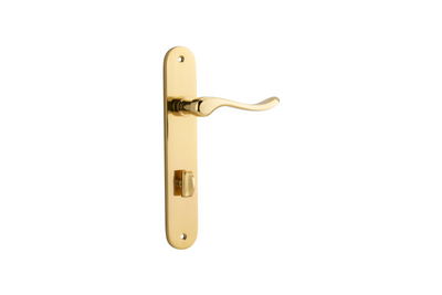 Stirling Lever Oval Polished Brass