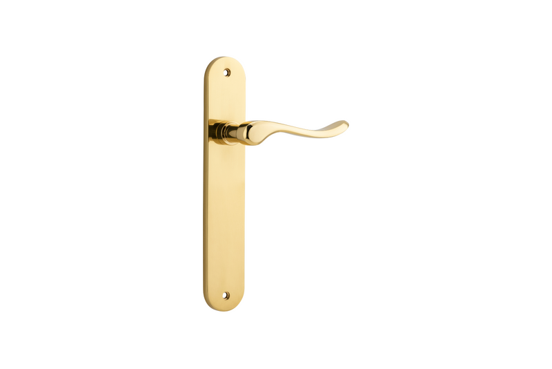 Stirling Lever Oval Polished Brass